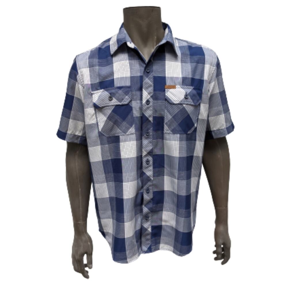 Orvis Men's Button Down Short Sleeve Shirt Medium